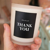 Наклейки черные Thank you 9шт.